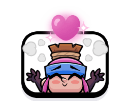 Clash Royale firecracker heart emote